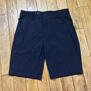 Kenneth Cole Golf Mens Black Performance Stretch Shorts